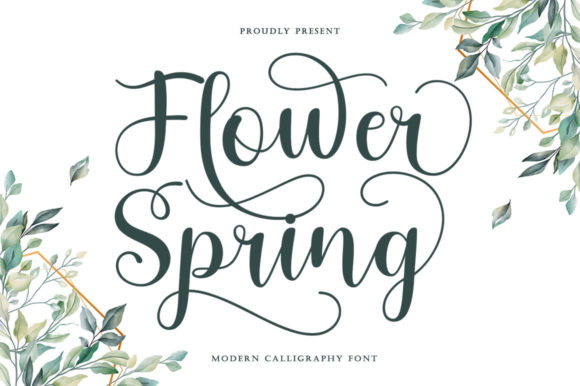 Download Flower Spring Font - Flower Collection