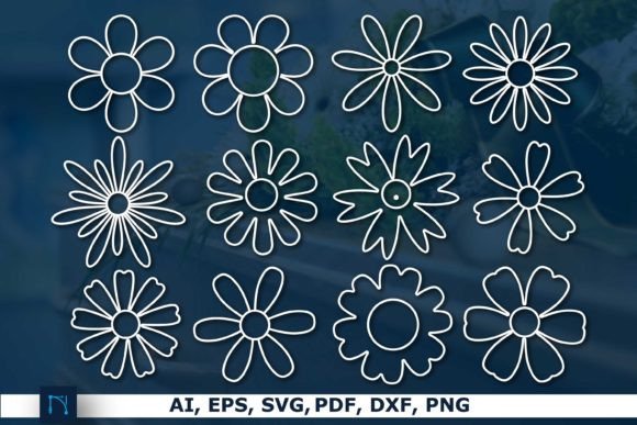 Download Daisy Flower SVG Bundle for Cricut - Flower Collection