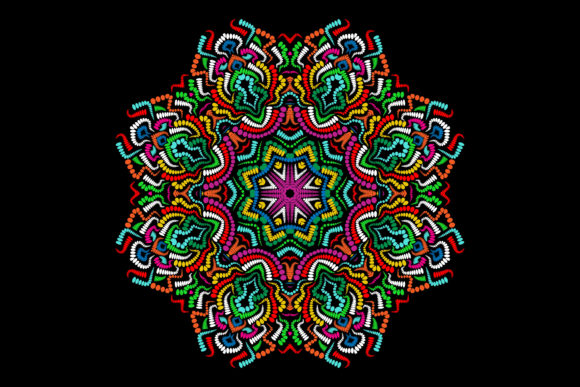 Download Mandala Pattern Complicated Star Flowers - Flower Collection