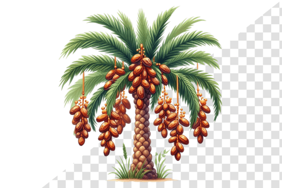 Download Eid Palm Bliss: Watercolor Date Delight - Light Collection