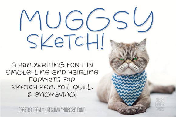 Download Muggsy Sketch (single Line) - Single Collection