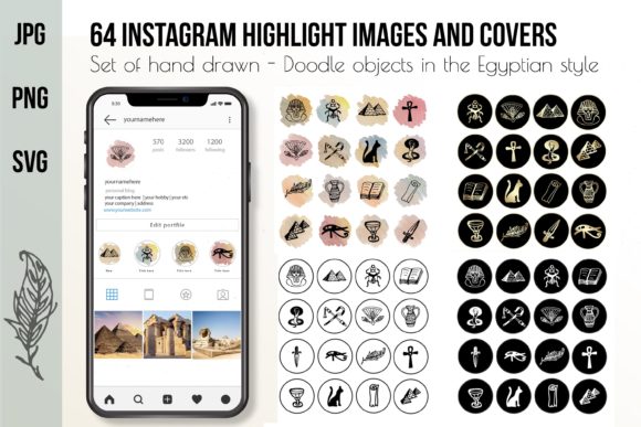 Download Hand Drawn Instagram Highlight Icons - Light Collection