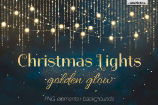 Download Christmas Lights Golden Glow - Light Collection