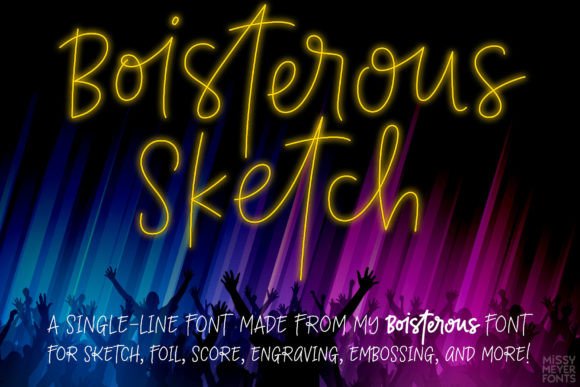 Download Boisterous Sketch (single Line) - Single Collection