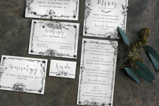 Download Elegant Flower Wedding Invitation Suite - Flower Collection