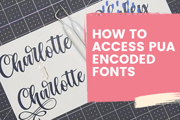 Download How to Access PUA Encoded Fonts - Pua encoded font Collection