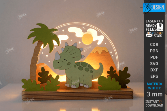 Download Kids Night Light Stand Laser Cut | CNC - Light Collection